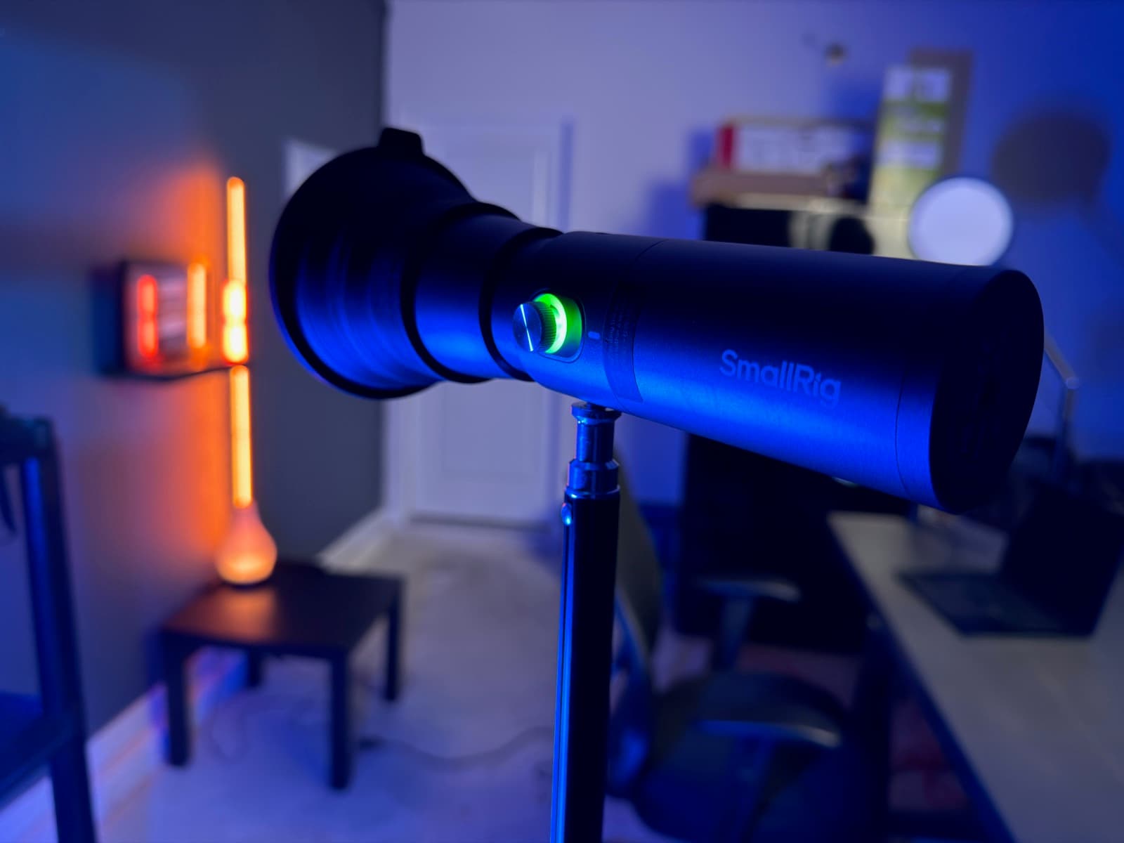SmallRig RGB studio light on a stand